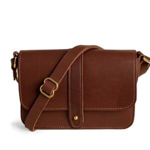 Urban Southern Lancaster 5 Pocket Brown Leather Crossbody